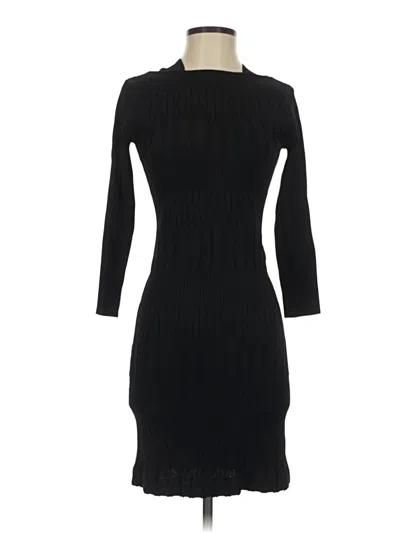 Pre-owned Assorted Brands Casual Dress In Black