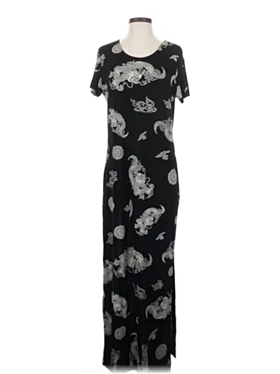Pre-owned Assorted Brands Casual Dress In Black