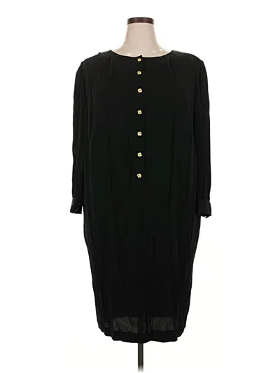 Pre-owned Assorted Brands Casual Dress In Black