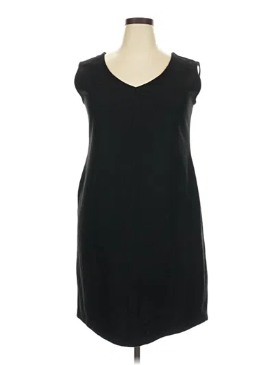 Pre-owned Assorted Brands Casual Dress In Black
