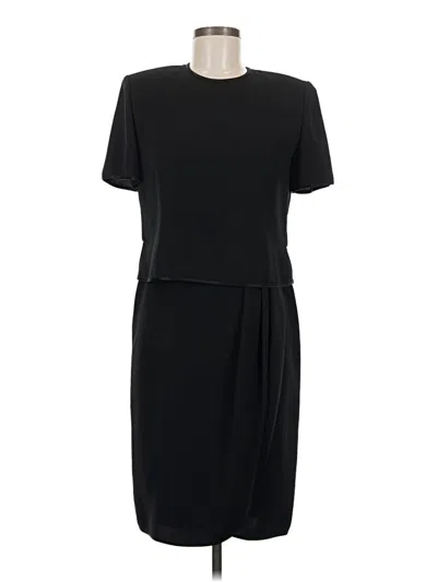 Pre-owned Assorted Brands Casual Dress In Black