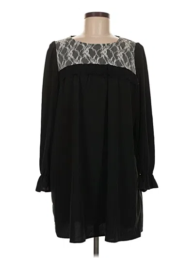 Pre-owned Assorted Brands Casual Dress In Black