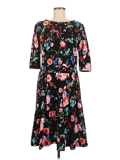 Pre-owned Assorted Brands Casual Dress In Black
