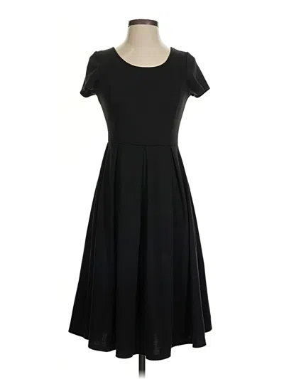 Pre-owned Assorted Brands Casual Dress In Black