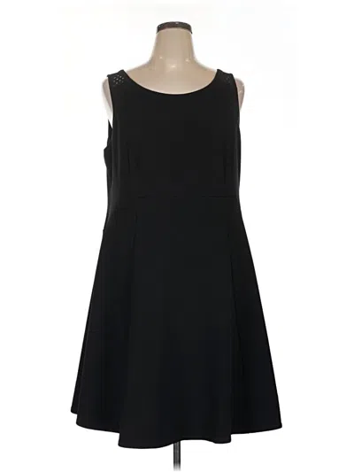 Pre-owned Assorted Brands Casual Dress In Black