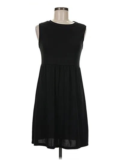 Pre-owned Assorted Brands Casual Dress In Black