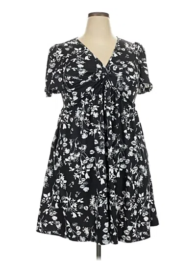 Pre-owned Assorted Brands Casual Dress In Black