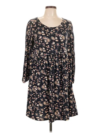 Pre-owned Assorted Brands Casual Dress In Black