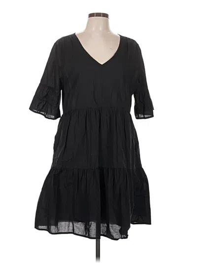 Pre-owned Assorted Brands Casual Dress In Black