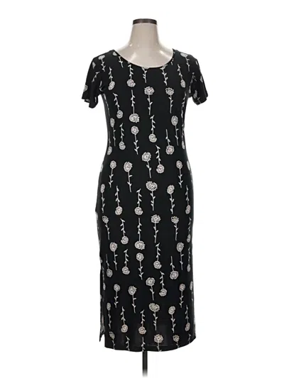Pre-owned Assorted Brands Casual Dress In Black
