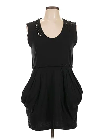 Pre-owned Assorted Brands Casual Dress In Black