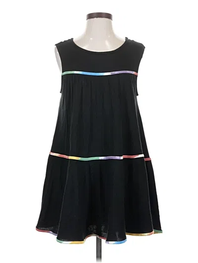 Pre-owned Assorted Brands Casual Dress In Black