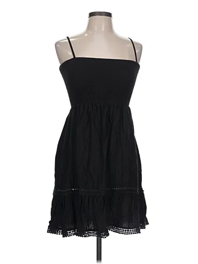 Pre-owned Assorted Brands Casual Dress In Black