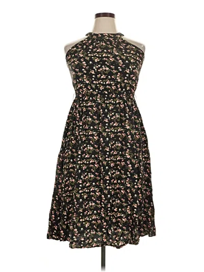 Pre-owned Assorted Brands Casual Dress In Black