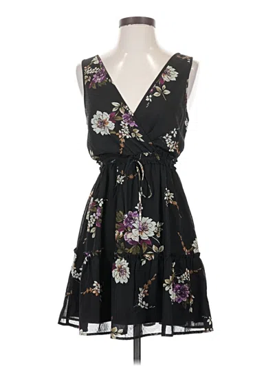 Pre-owned Assorted Brands Casual Dress In Black