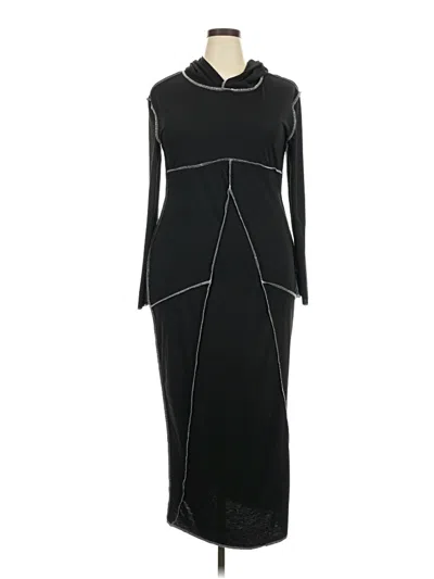Pre-owned Assorted Brands Casual Dress In Black