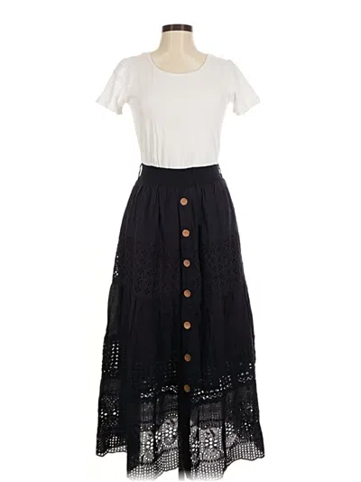 Pre-owned Assorted Brands Casual Dress In Black