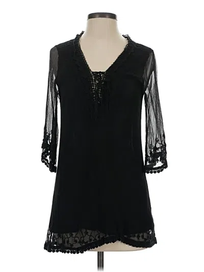 Pre-owned Assorted Brands Casual Dress In Black