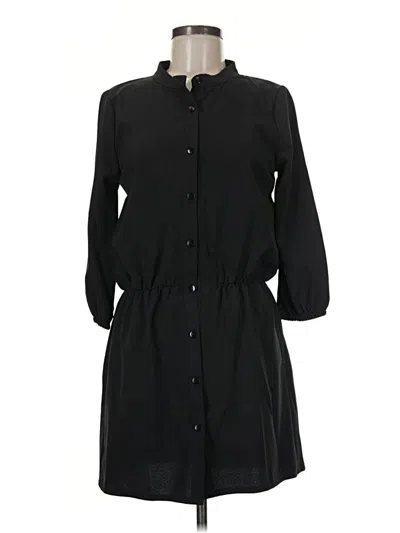 Pre-owned Assorted Brands Casual Dress In Black