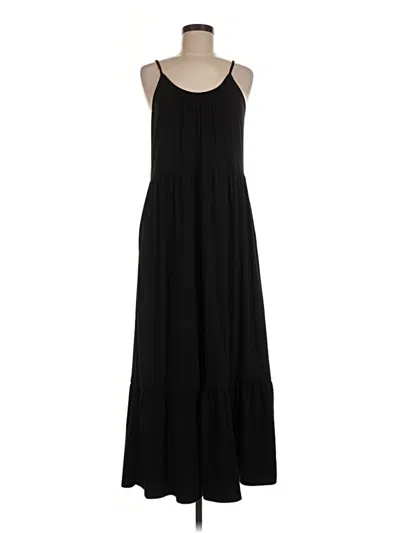 Pre-owned Assorted Brands Casual Dress In Black