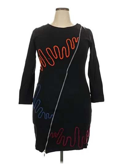 Pre-owned Assorted Brands Casual Dress In Black