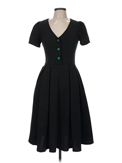 Pre-owned Assorted Brands Casual Dress In Black
