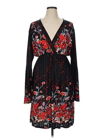 Pre-owned Assorted Brands Casual Dress In Black