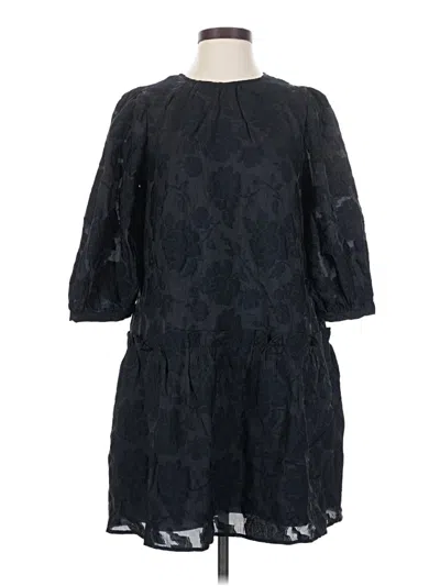 Pre-owned Assorted Brands Casual Dress In Black