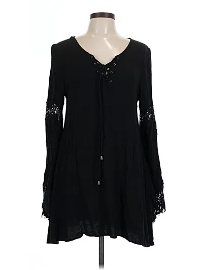 Pre-owned Assorted Brands Casual Dress In Black