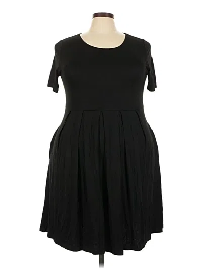 Pre-owned Assorted Brands Casual Dress In Black