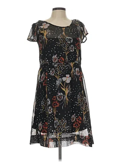 Pre-owned Assorted Brands Casual Dress In Black