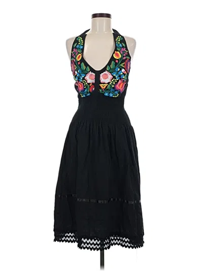 Pre-owned Assorted Brands Casual Dress In Black
