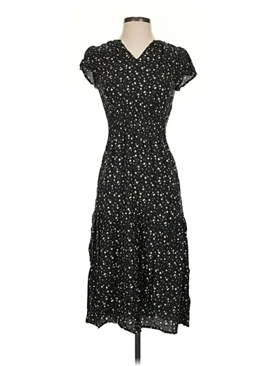 Pre-owned Assorted Brands Casual Dress In Black