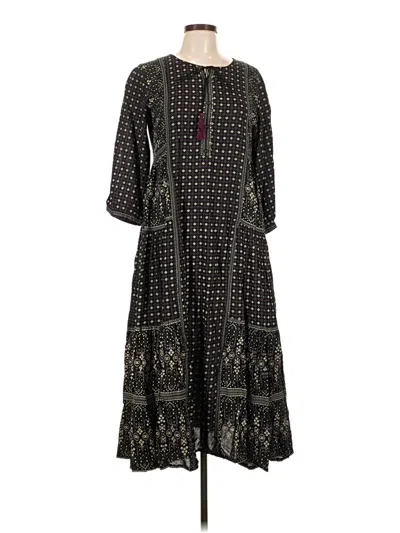 Pre-owned Assorted Brands Casual Dress In Black