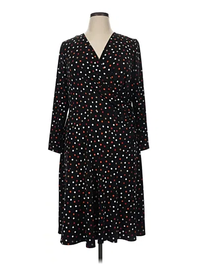 Pre-owned Assorted Brands Casual Dress In Black