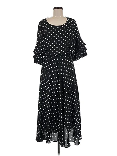 Pre-owned Assorted Brands Casual Dress In Black