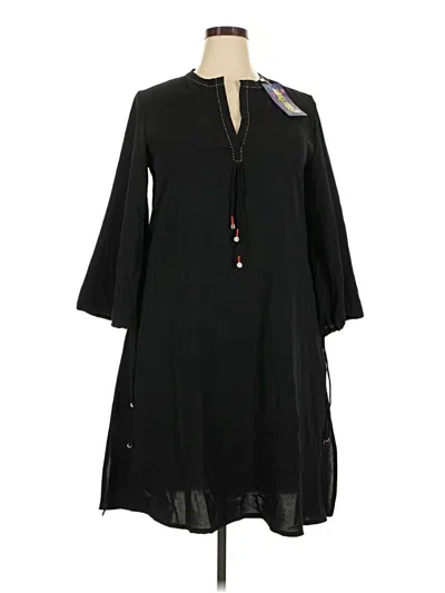 Pre-owned Assorted Brands Casual Dress In Black