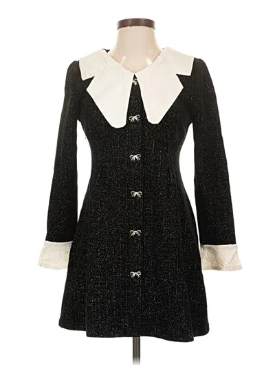 Pre-owned Assorted Brands Casual Dress In Black