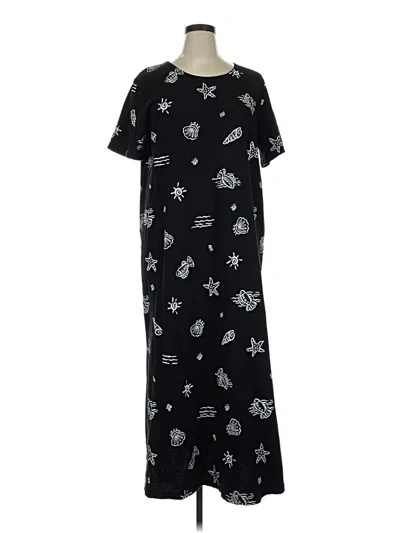 Pre-owned Assorted Brands Casual Dress In Black