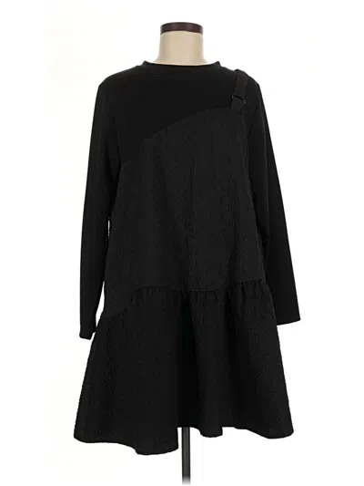 Pre-owned Assorted Brands Casual Dress In Black