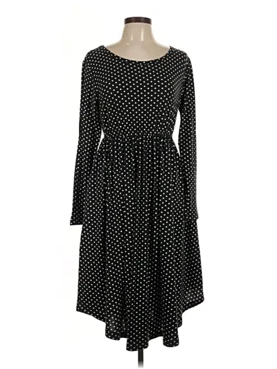 Pre-owned Assorted Brands Casual Dress In Black