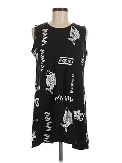 Pre-owned Assorted Brands Casual Dress In Black