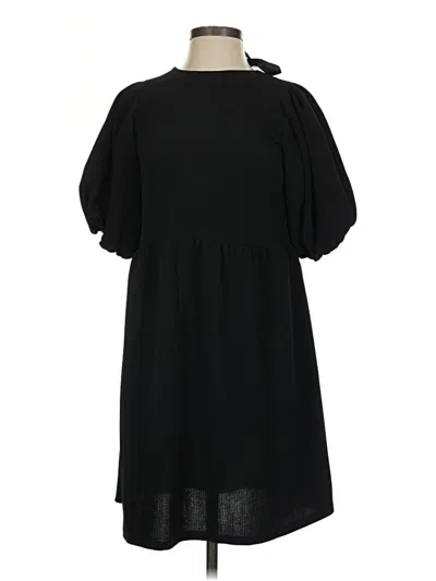 Pre-owned Assorted Brands Casual Dress In Black