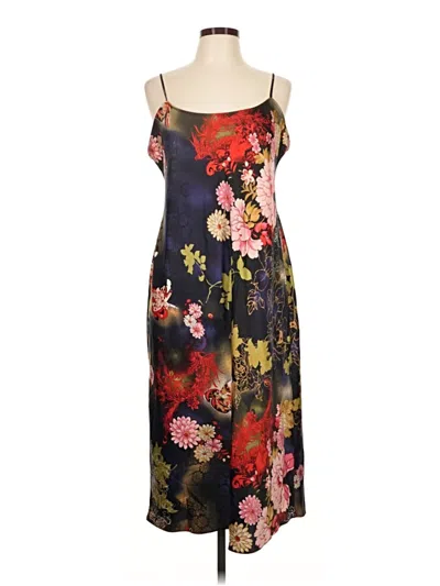 Pre-owned Assorted Brands Casual Dress In Black