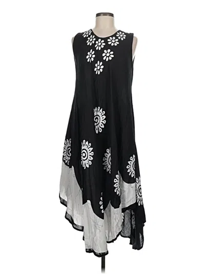 Pre-owned Assorted Brands Casual Dress In Black
