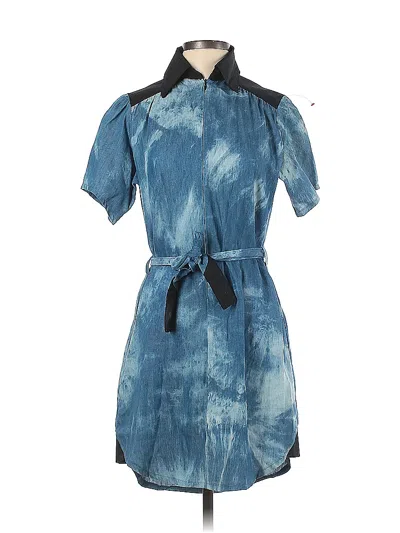 Pre-owned Assorted Brands Casual Dress In Blue