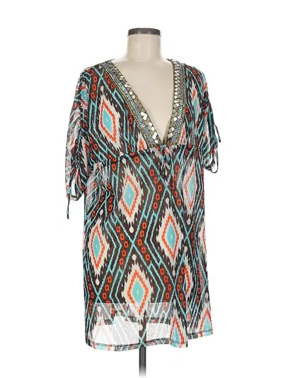 Pre-owned Assorted Brands Casual Dress In Blue