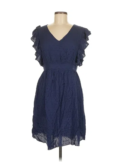 Pre-owned Assorted Brands Casual Dress In Blue