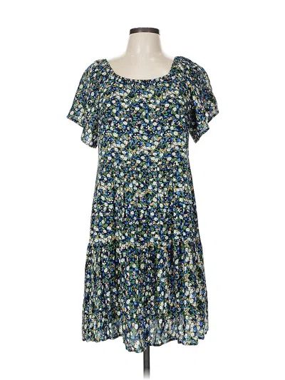 Pre-owned Assorted Brands Casual Dress In Blue