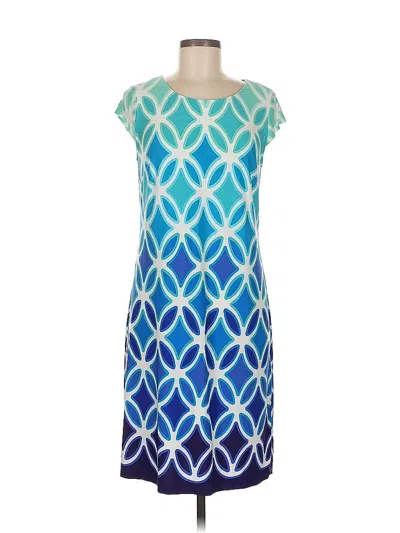 Pre-owned Assorted Brands Casual Dress In Blue